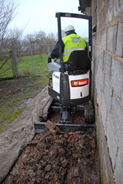 zero tail miniexcavator