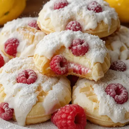 Lemon Raspberry Cookie Treats
