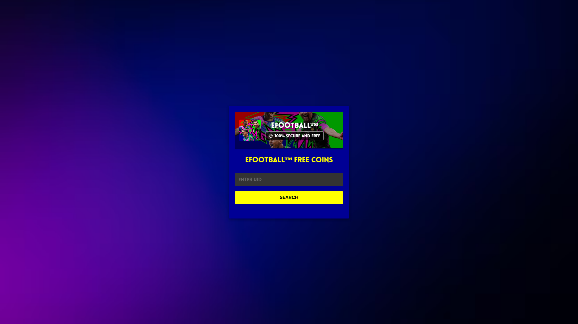 Stored capture of efootballfreerewards.com