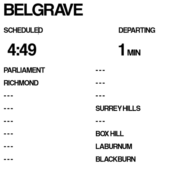 Melbourne-train-screen