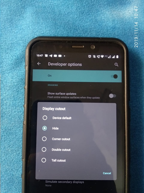 Notch Settings