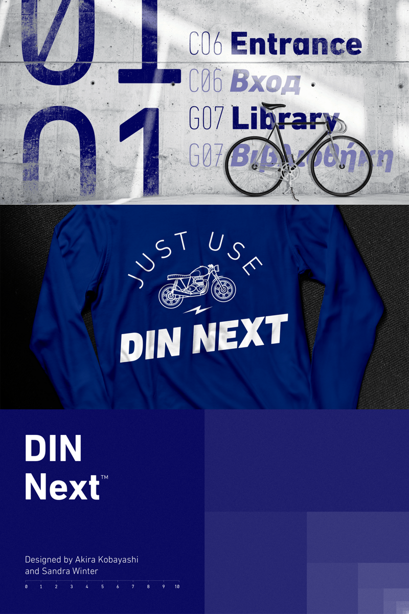 Hey mobile designers, ever wonder how DIN® Next could make your app's logo scream 'future tech' without even trying?