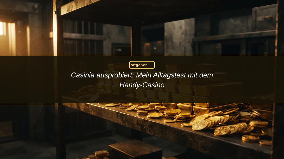 Casinia ausprobiert: Mein Alltagstest mit dem Handy-Casino