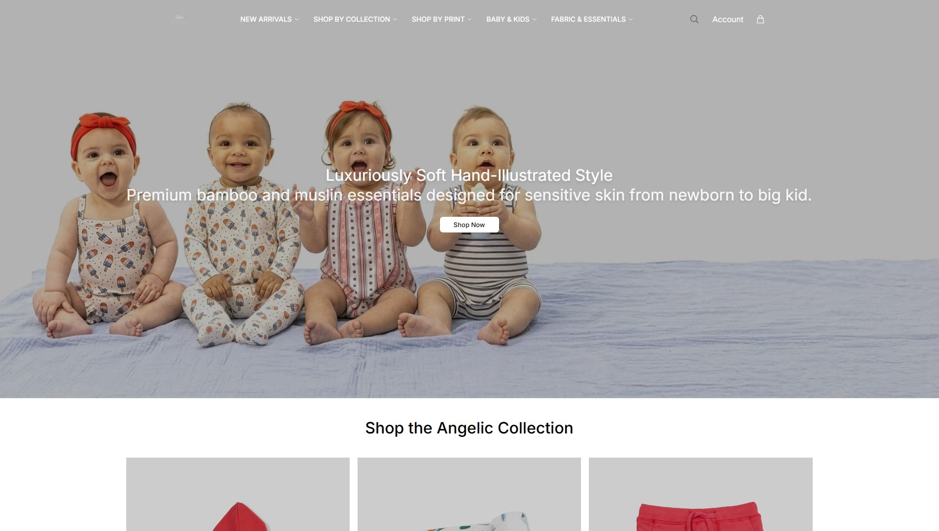 Stored capture of angeldearhq.shop