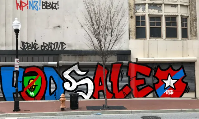Graffiti artwork by vandald