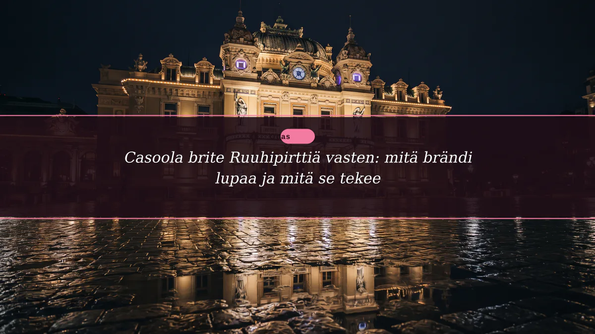 Casoola brite Ruuhipirttiä vasten: mitä brändi lupaa ja mitä se tekee