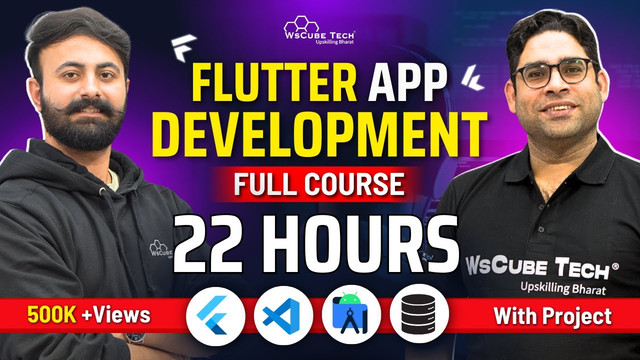 Flutter Full Course For Beginners with Projects