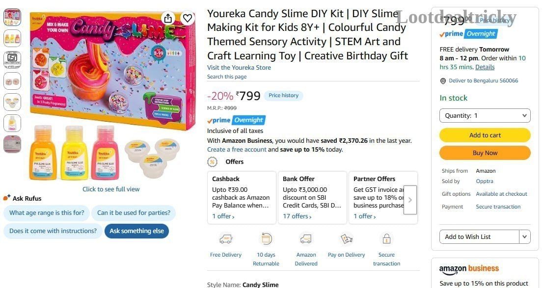 Candy Slime Diy | Best Price Drop Today