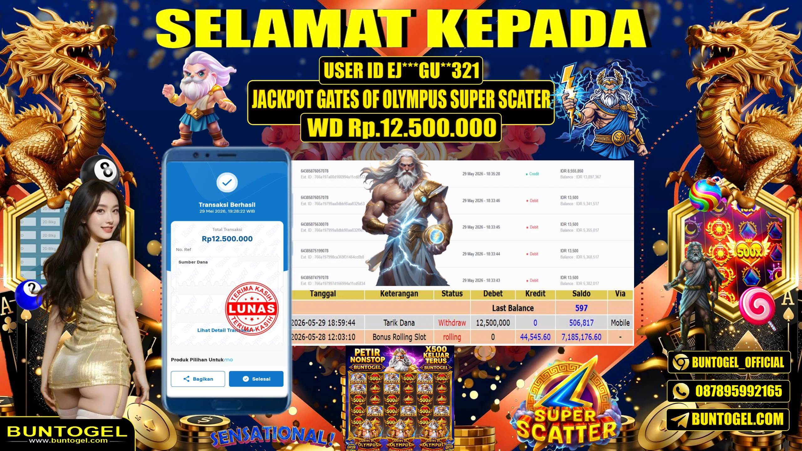 BUKTI BAYAR BUNTOGEL