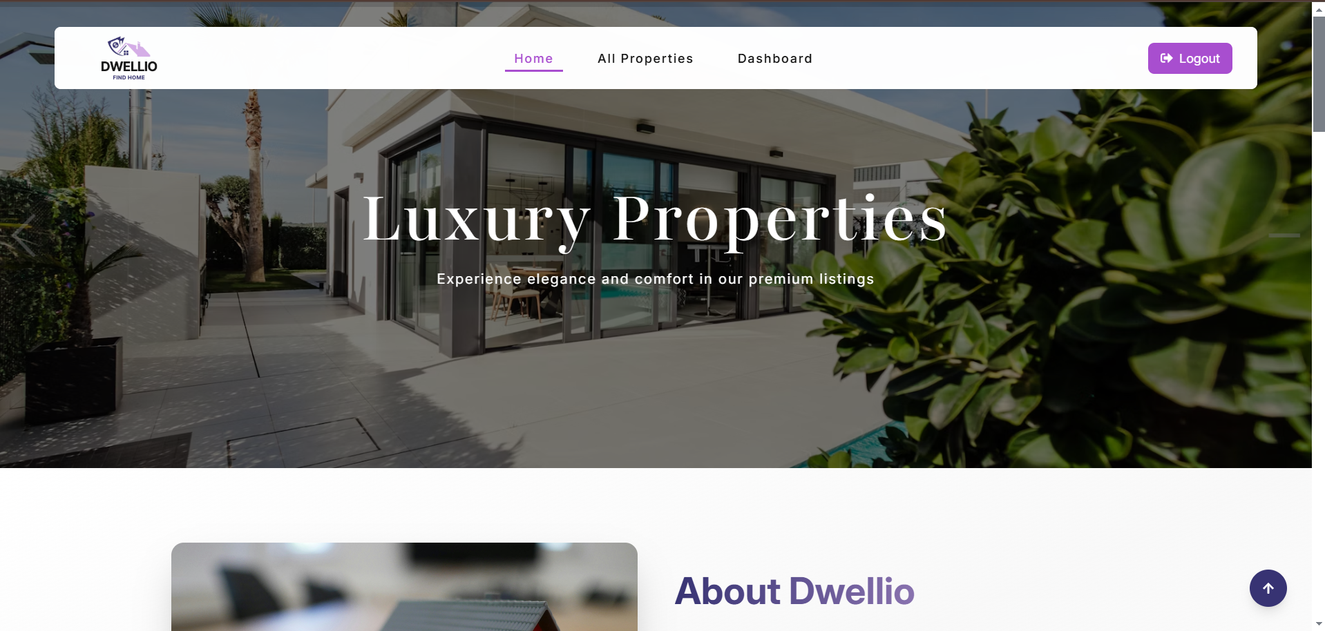 Homepage Screenshot