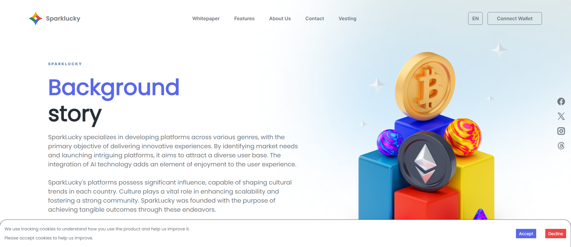 Screenshot of sparklucky.pages.dev