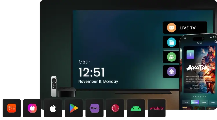 XCLOUD PARA TV SMART (SAMSUNG, LG,SISTEMA ROKU)