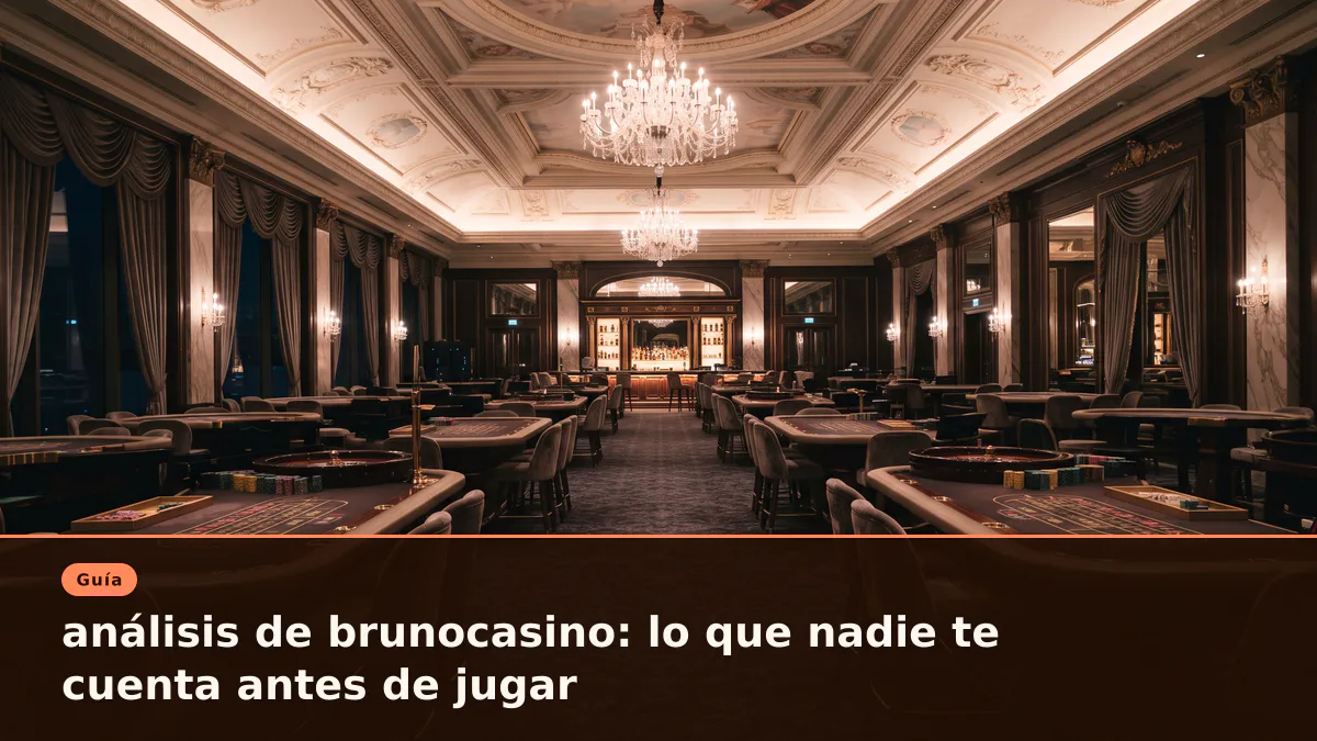 análisis de brunocasino: lo que nadie te cuenta antes de jugar