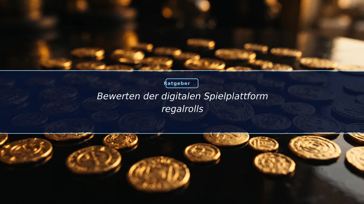 Bewerten der digitalen Spielplattform regalrolls