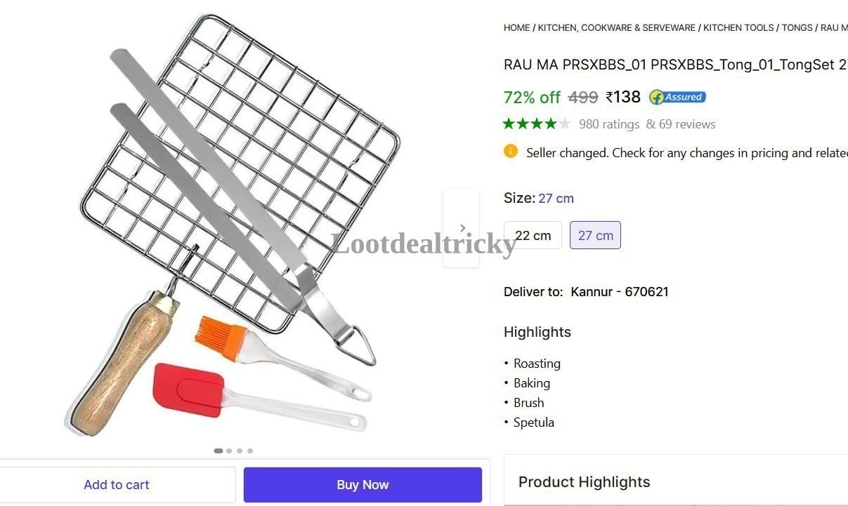 Roasting Tong Set – Just ₹138 | Exclusive Sale Discount