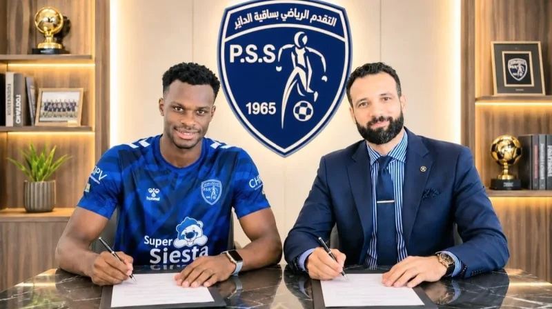 ساقية الدائر يتعاقد مع مهاجم نيجيري ومحمد علي العمري