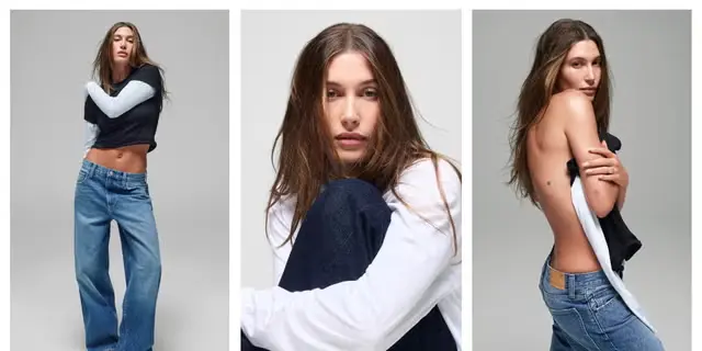 Hailey Bieber și Gap lansează o colecție denim inspirată de anii '90