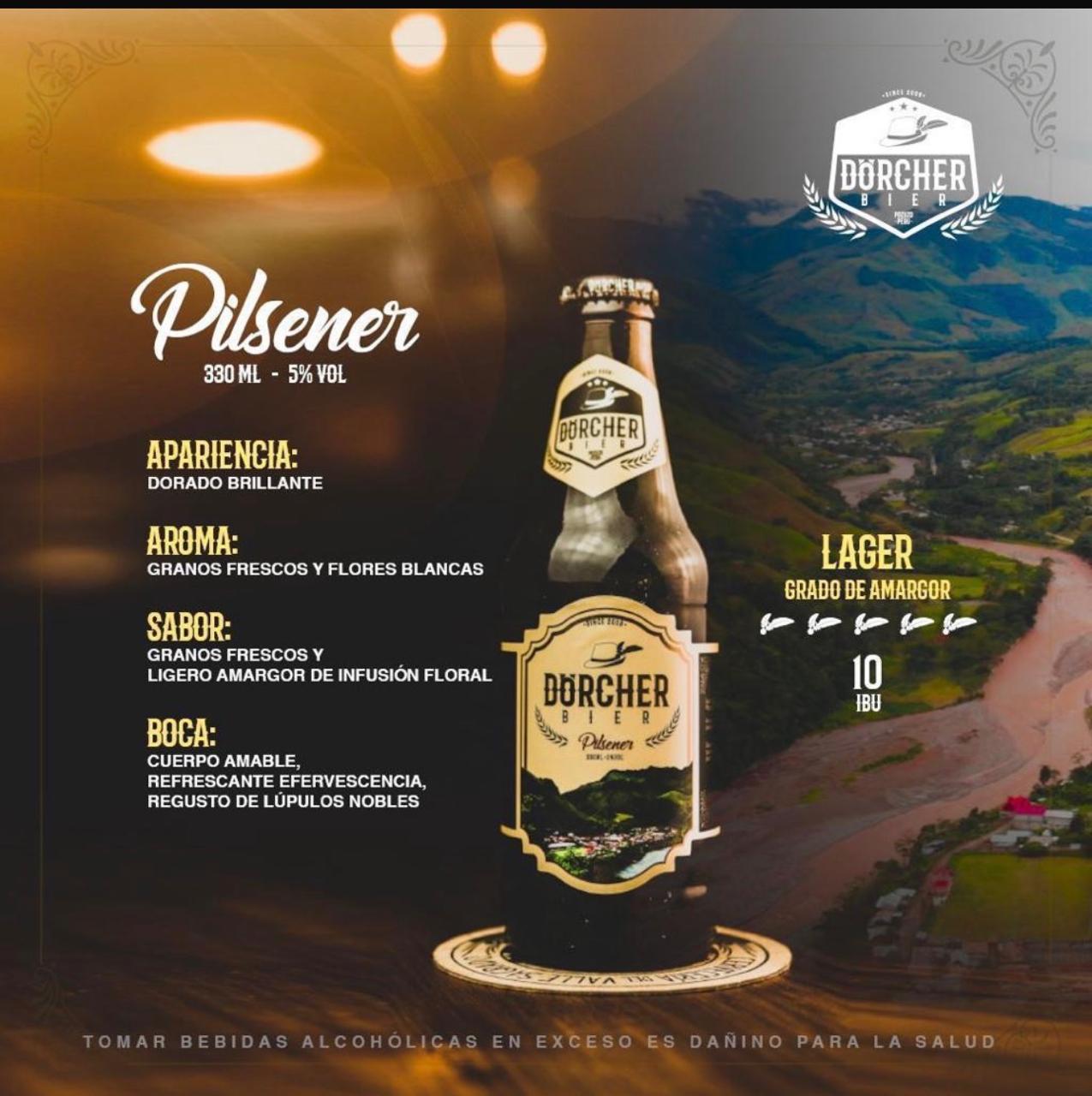 Cerveza Dorcher | Pilsener | Botella 330 ml