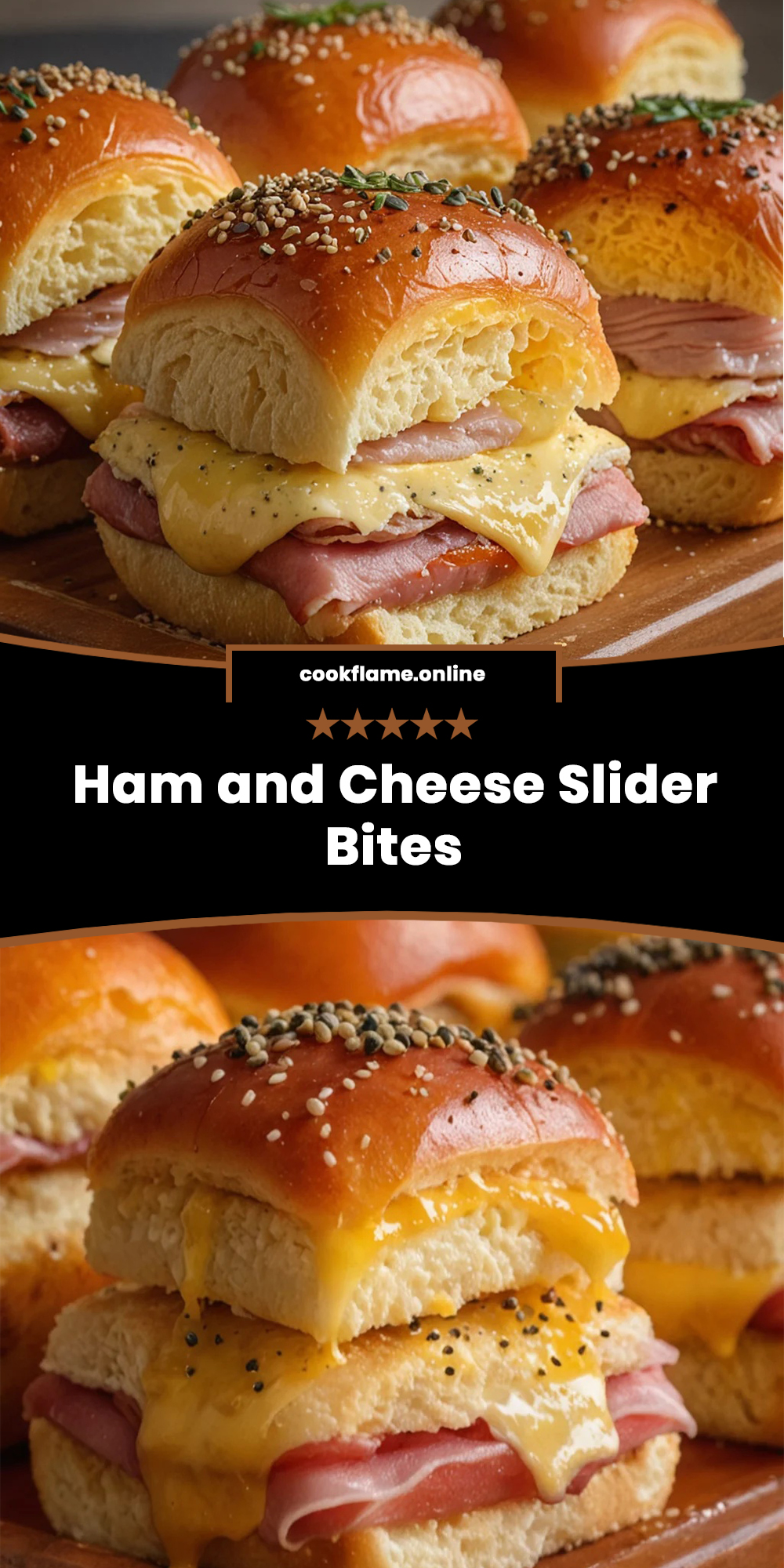 Ham and Cheese Slider Bites