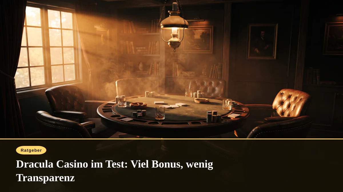 Dracula Casino im Test: Viel Bonus, wenig Transparenz