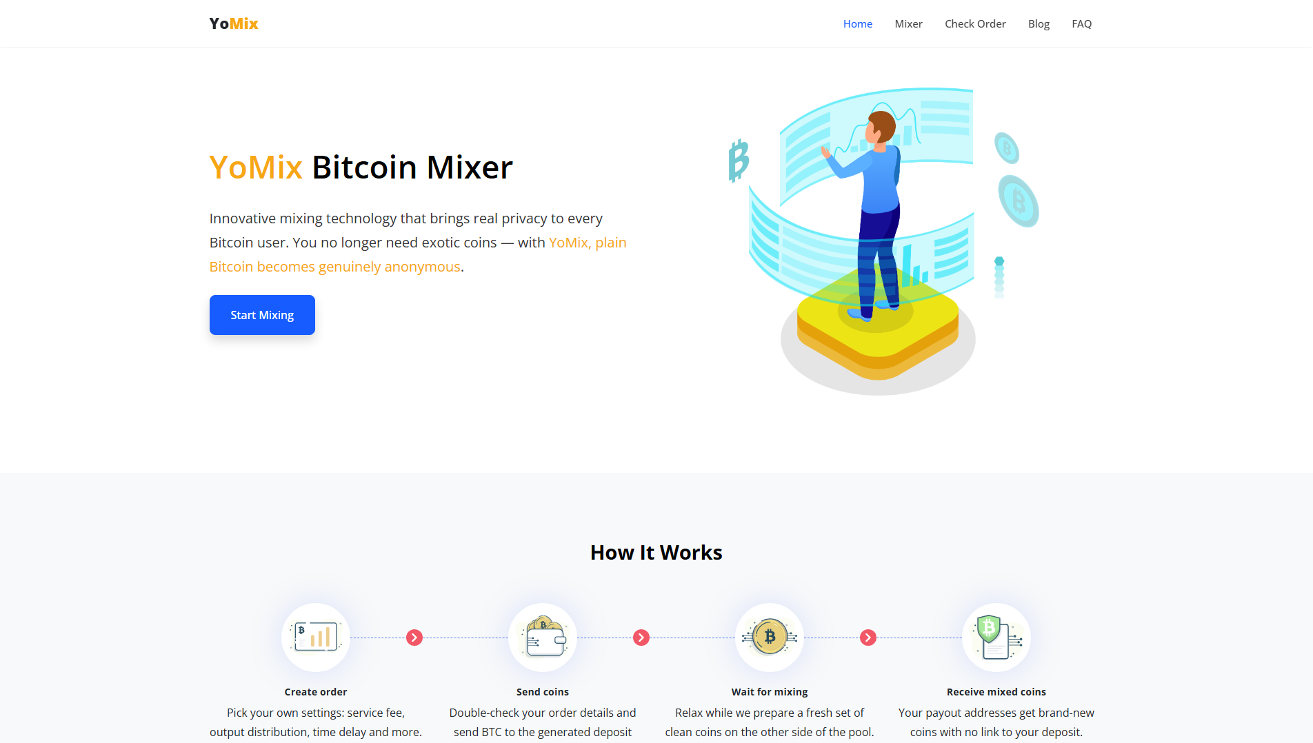 Stored capture of yomixbtc.io