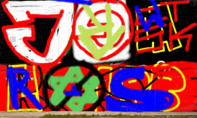 Graffiti artwork by JustKrzaczek