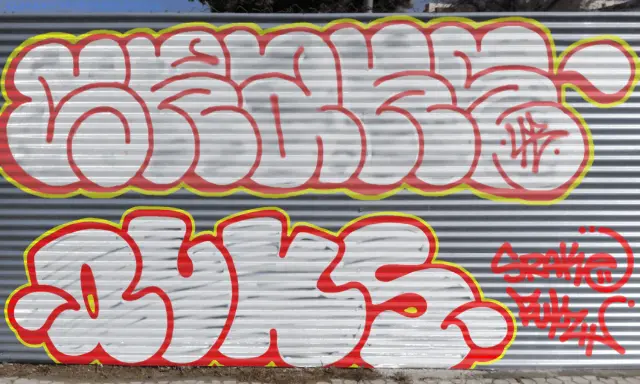 Graffiti artwork by Zkur