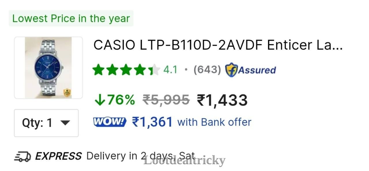 Flipkart Loot Grabfast – Excellent Saving Offer @ 1433