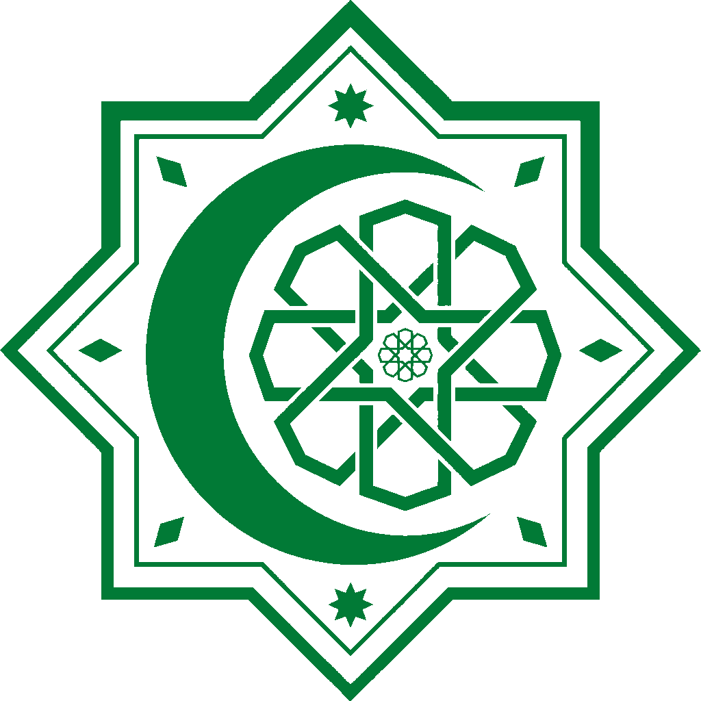 Logo officiel du Ministère des Affaires étrangères (Daštyky herekter âamyzy). Logo officiel du Ministère des Affaires étrangères (Daštyky herekter âamyzy).