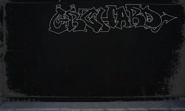 Graffiti artwork by Tkiz