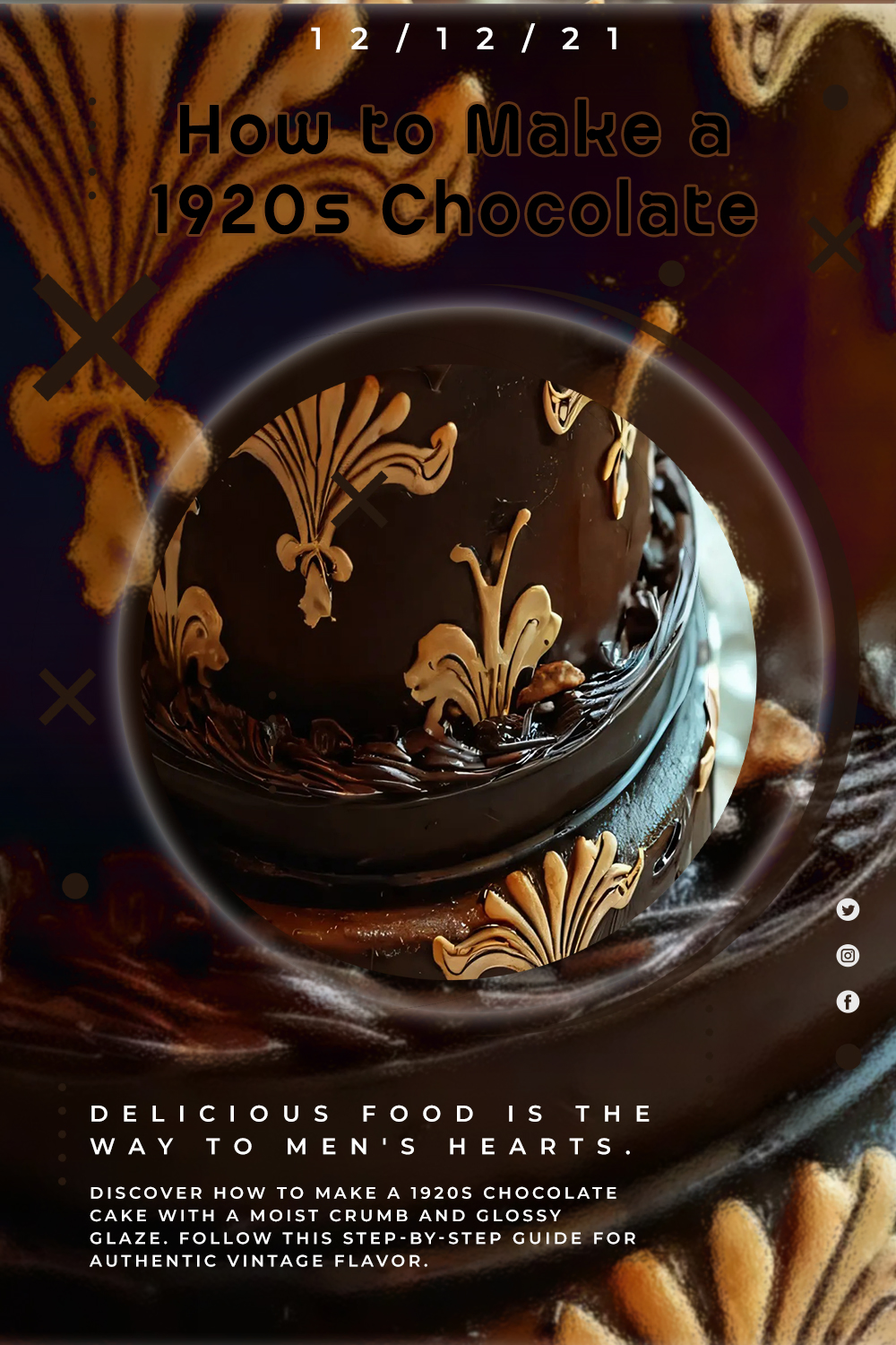 How to Make a 1920s Chocolate Cake
