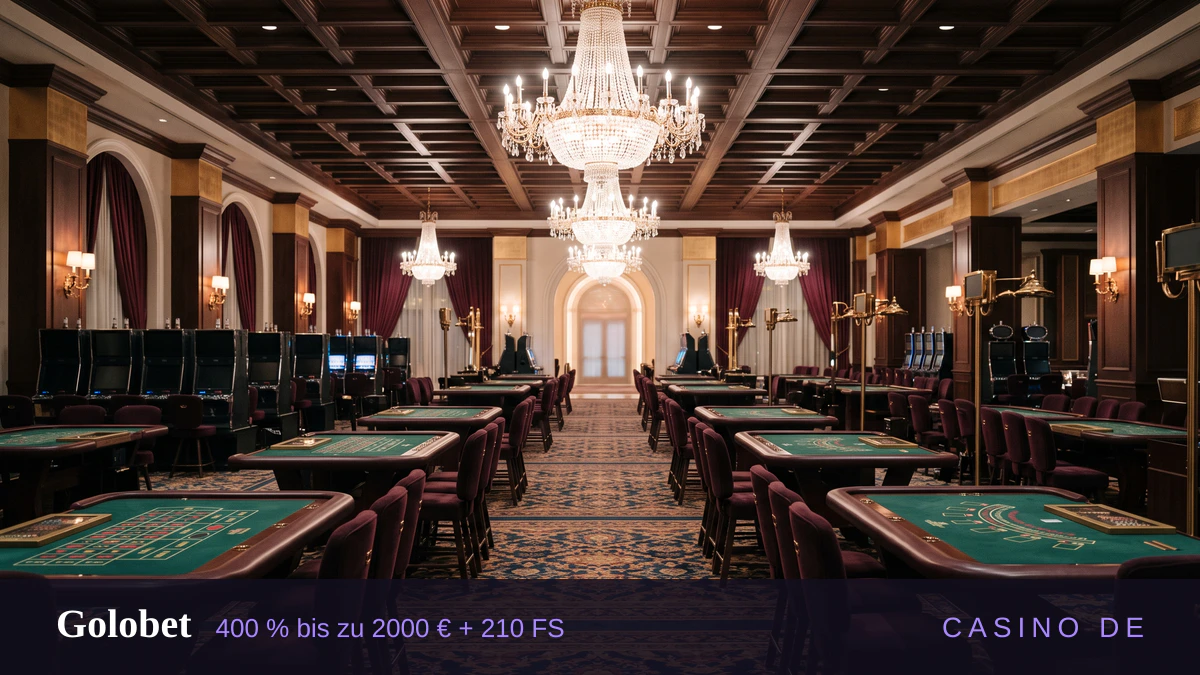 Golobet Casino — Willkommensbonus 400 % bis zu 2000 € + 210 FS, Zahlungen: Visa, Mastercard, Skrill, Neteller, Paysafecard