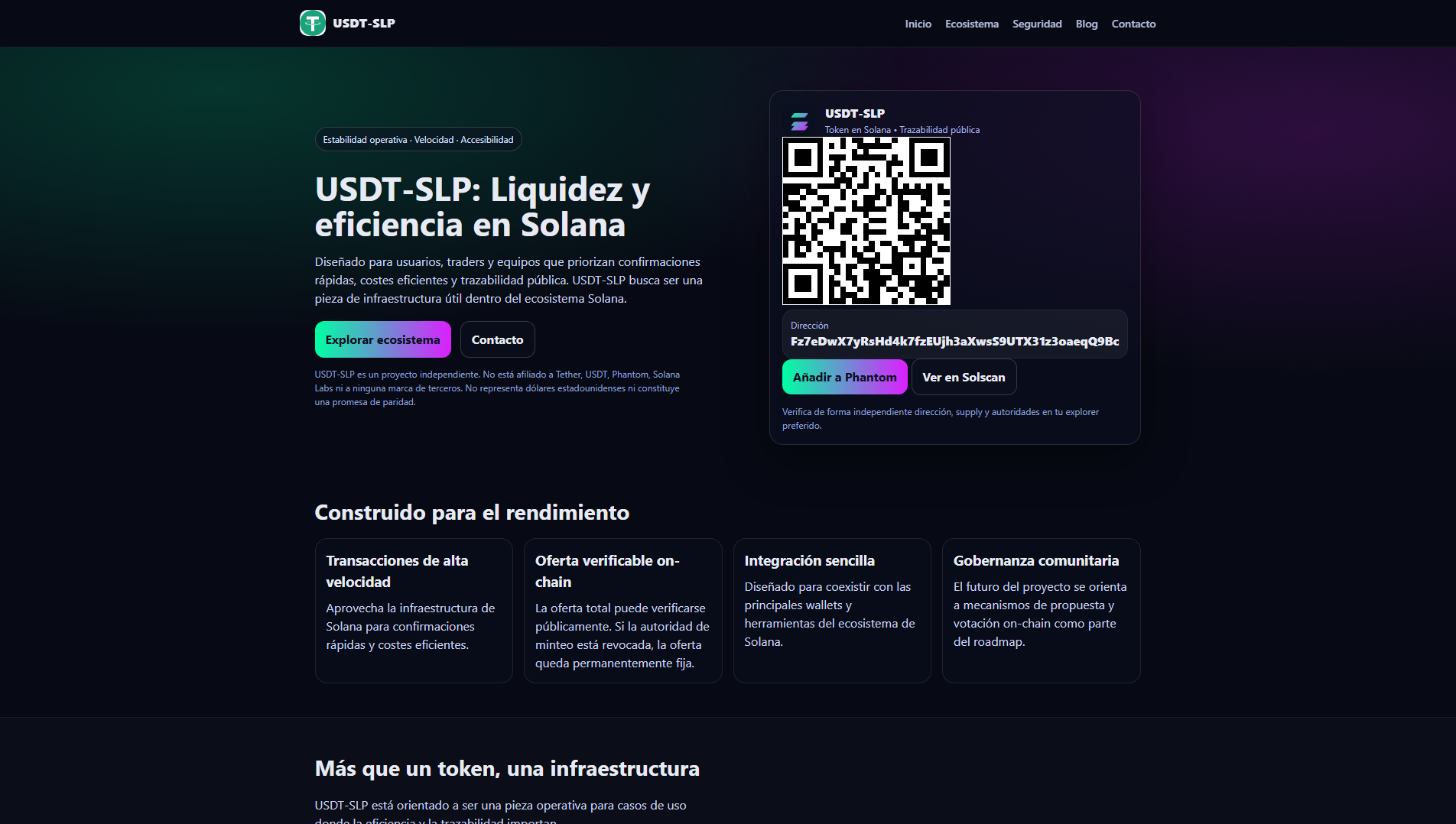 Forensic screenshot of usdt-spl.online showing the phishing page layout
