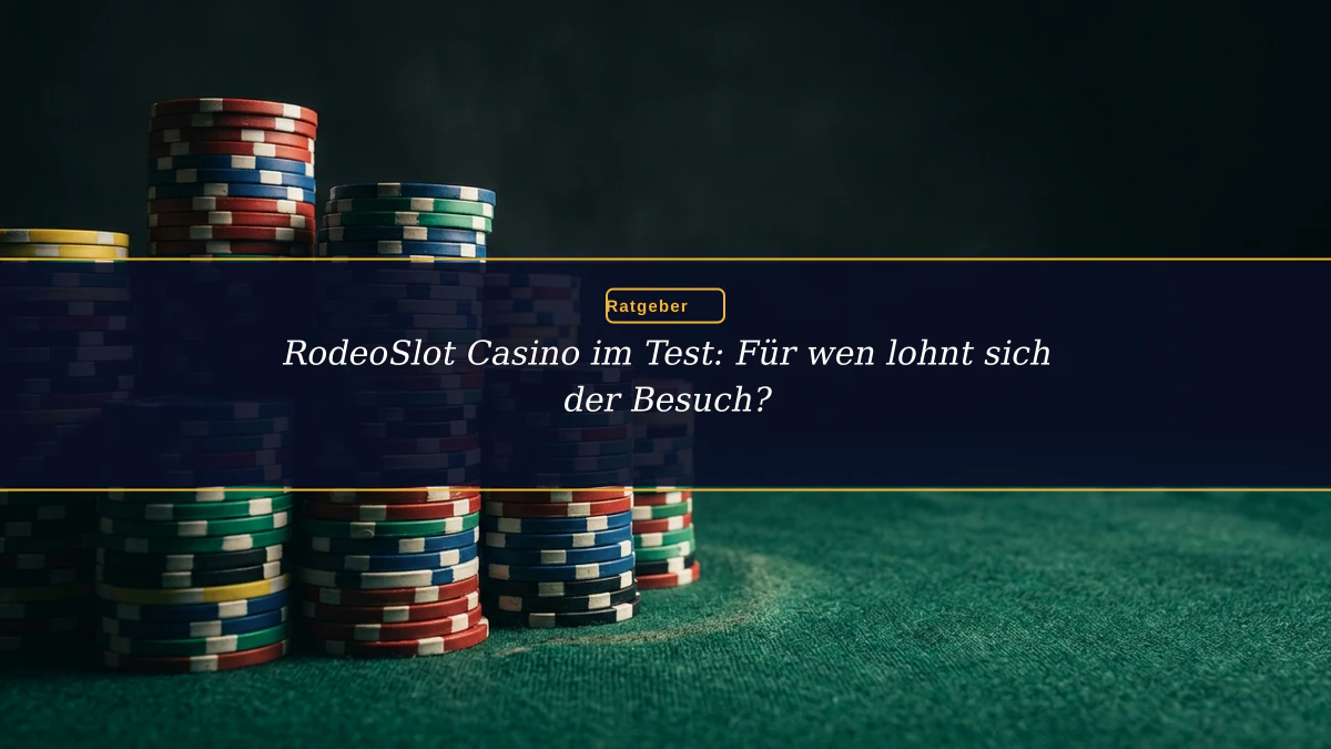 RodeoSlot Casino im Test: Für wen lohnt sich der Besuch?
