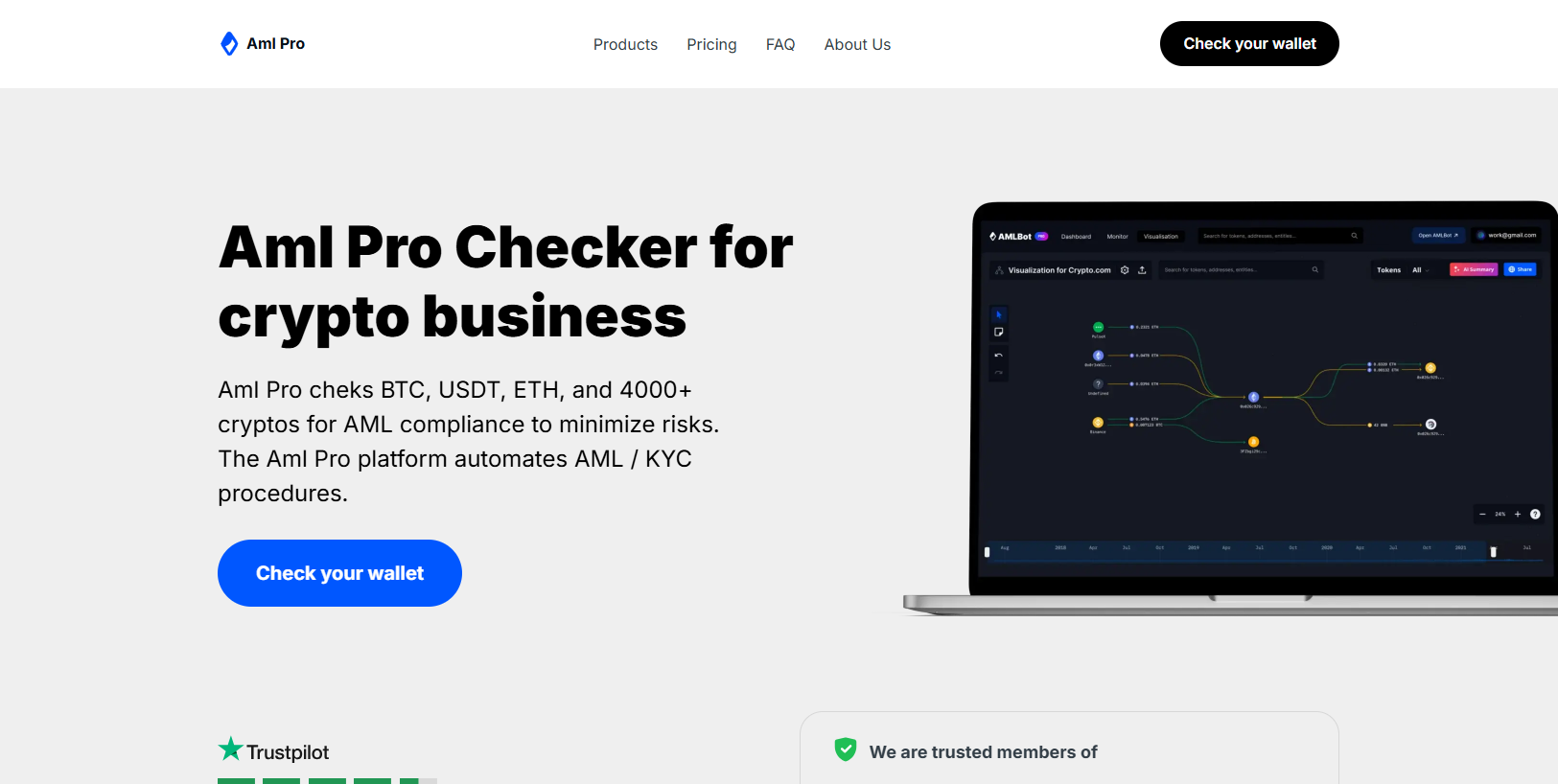 Screenshot of amlpro.fi