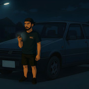 032 Homem Sem Casaco