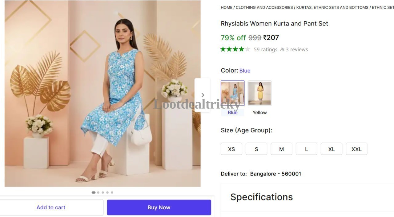 Women Kurta And – Just ₹207 | Exclusive Sale Discount