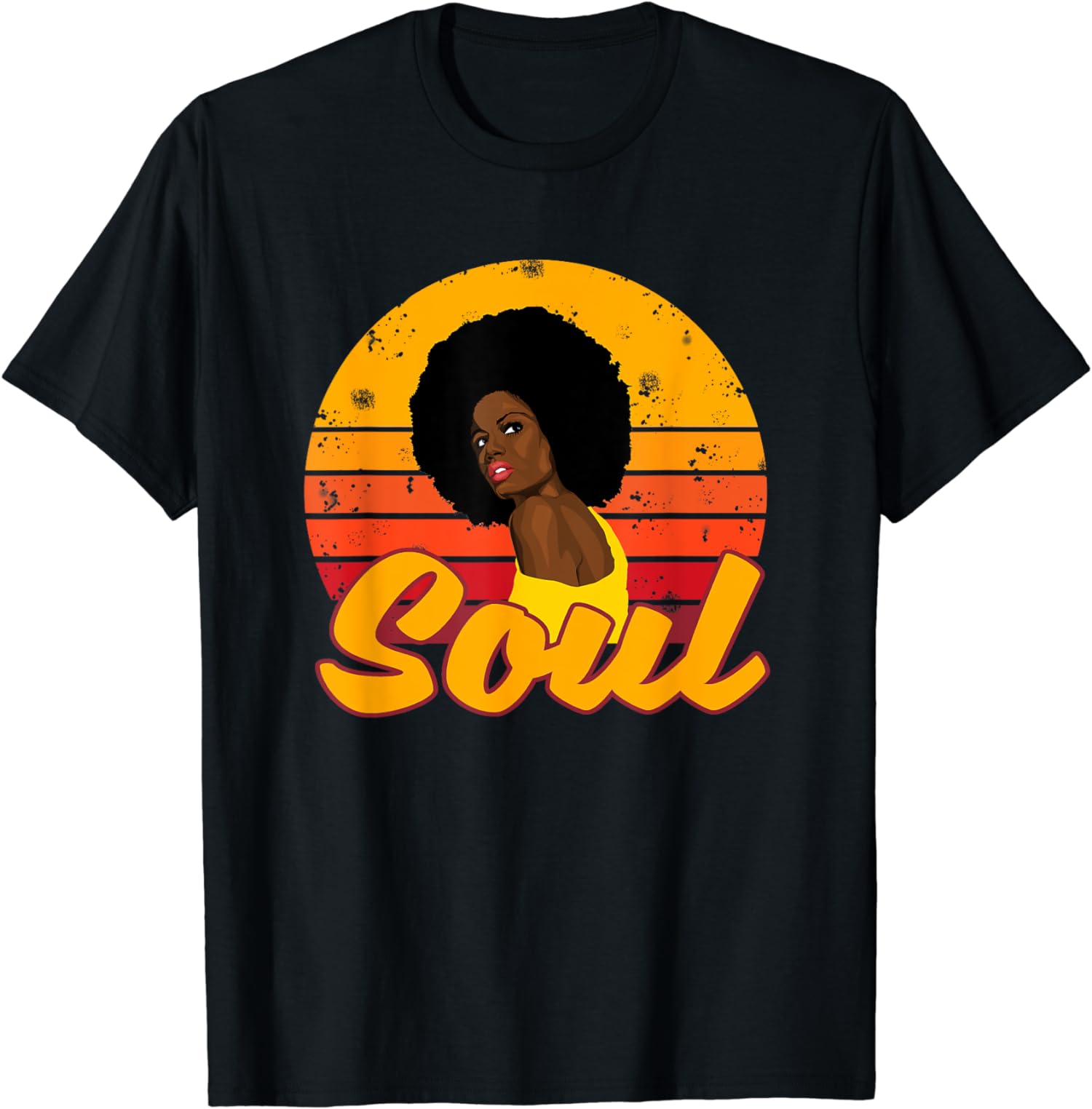 African American 70s 80s Funk Afro Disco Soul Melanin Unisex T-Shirt
