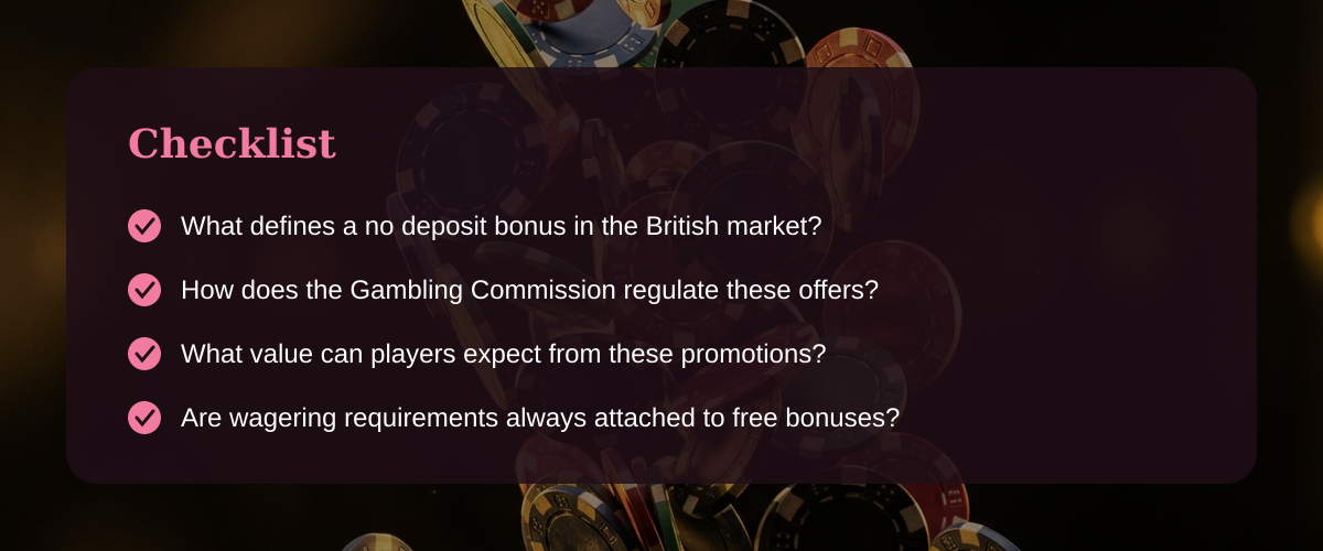 Understanding free real money casino no deposit offers in the UK — Checklist