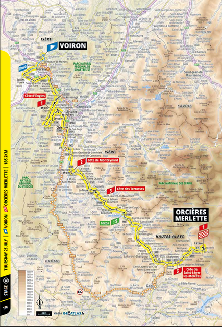 Stage 18 Route