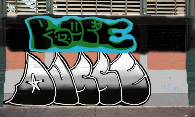 Graffiti artwork by rope12