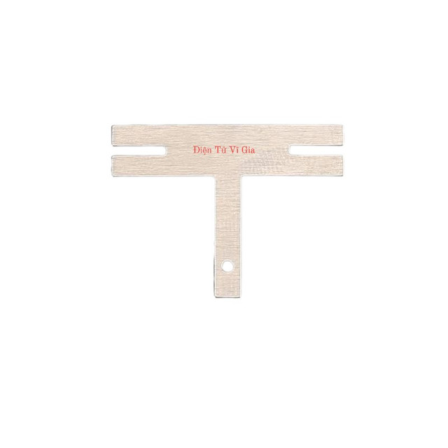 Mối hàn bấm cell pin bằng kẽm hình chữ T dày 0.18mm