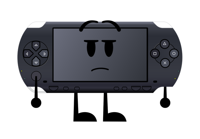 Play-Station-Portable-Full-Body-BFDI-Style-Unamused