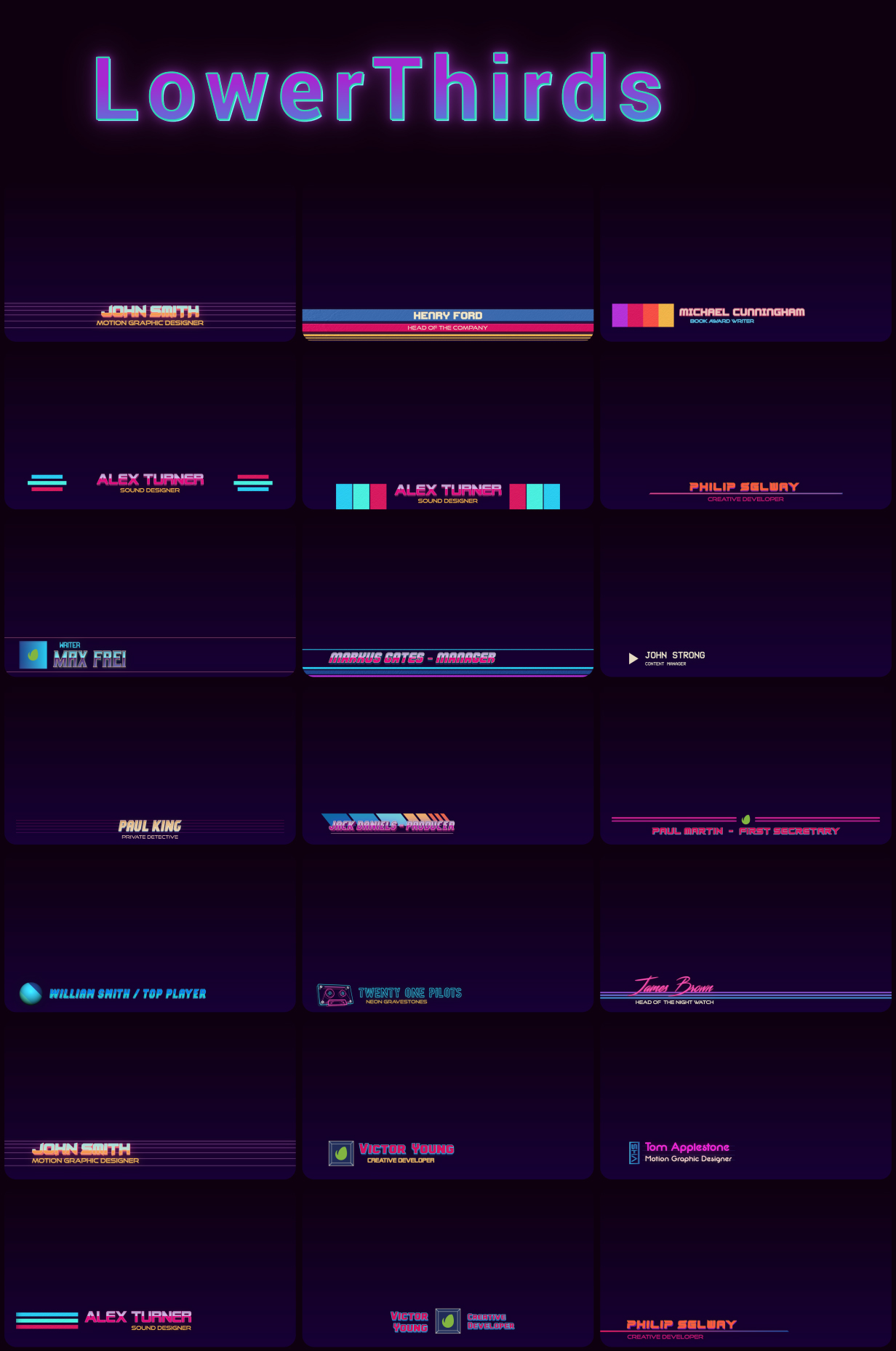 Retro Wave Pack - 7