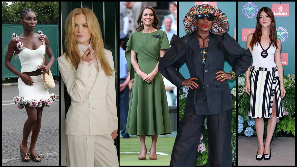 Wimbledon's Fashion Aces: Stars Redefine Courtside Style