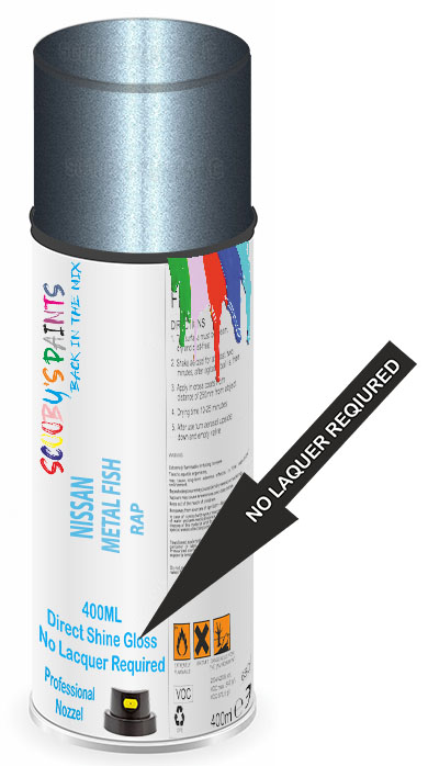 Rap Direct Shine Paint Spray 2010-2012 For Nissan Altima Ocean Grey Metallic