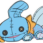 Mudkip Stuffie marked