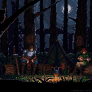 pixel-campfire