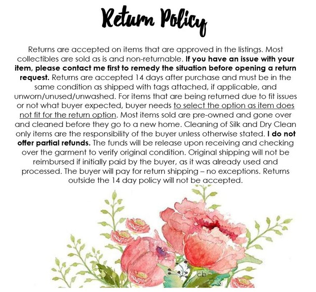 Return Policy Snip