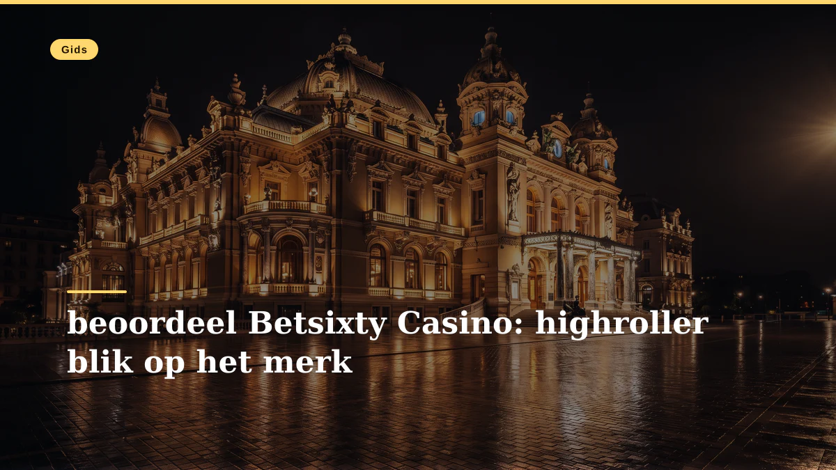 beoordeel Betsixty Casino: highroller blik op het merk